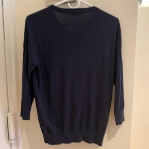Navy blue MaxMara vneck sweater